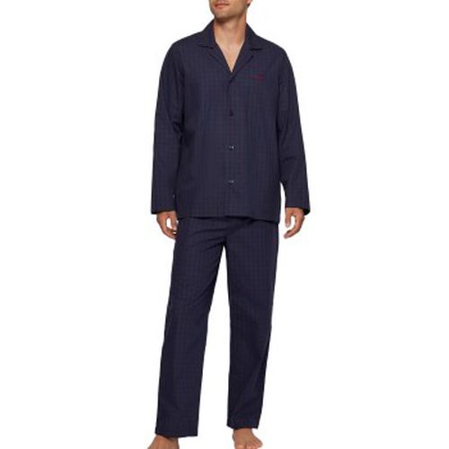 Urban Long Pyjama Blau Muster Baumwolle Medium Herren - BOSS - Modalova