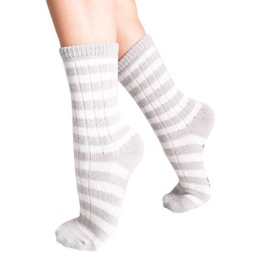 Cosy Socks Grau gestreift One Size Damen - PJ Salvage - Modalova