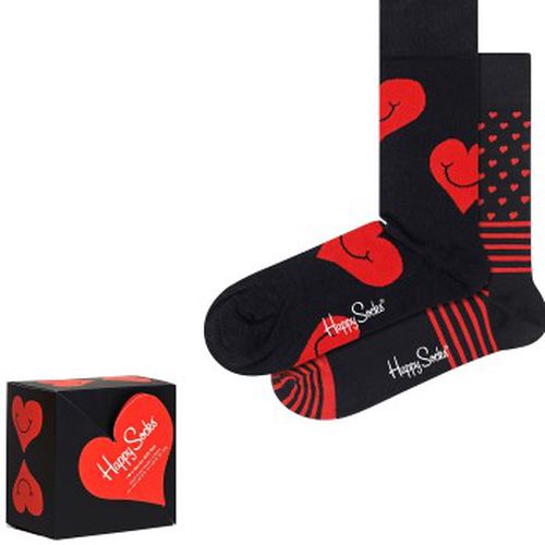 P I Love You Hearts Gift Box Schwarz gemustert Baumwolle Gr 41/46 - Happy socks - Modalova