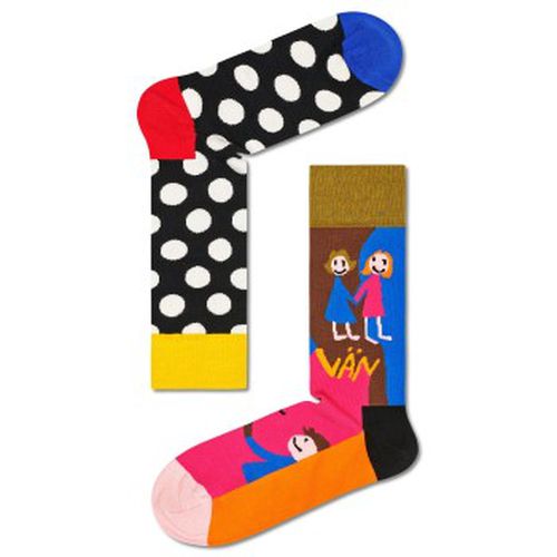 P Rock Your Socks Friend Sock Schwarz gemustert Baumwolle Gr 41/46 - Happy socks - Modalova