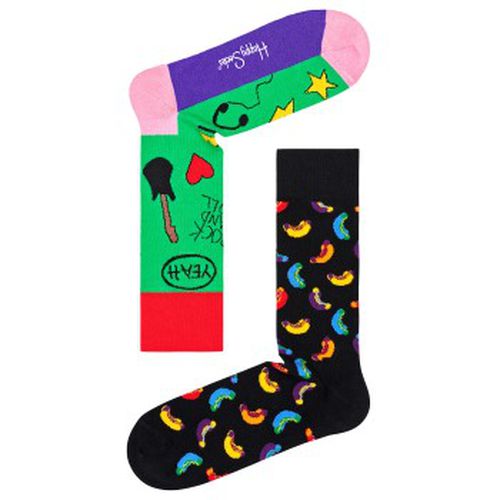 P Rock Your Socks Friend Sock Schwarz/Grün Baumwolle Gr 41/46 - Happy socks - Modalova