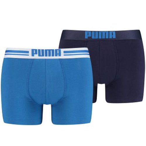 P Everyday Placed Logo Boxer Blau Baumwolle Small Herren - Puma - Modalova