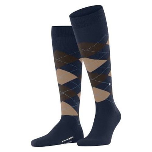 Edinburgh Wool Knee High Sock Beige/Marine Gr 40/46 - Burlington - Modalova