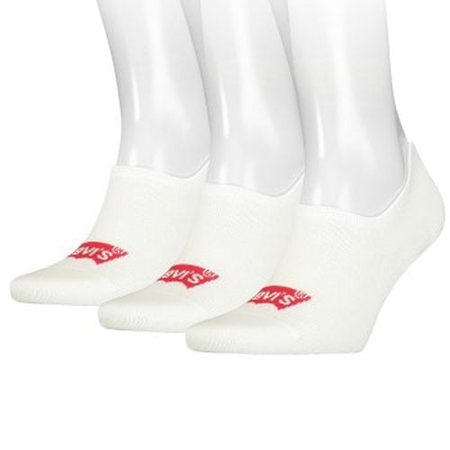 P Footie High Rise Batwing Logo Socks Weiß Gr 39/42 Herren - Levis - Modalova