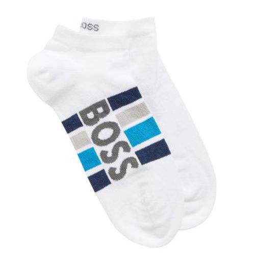 P Stripe Cotton Ankle Socks Weiß Gr 39/42 - BOSS - Modalova