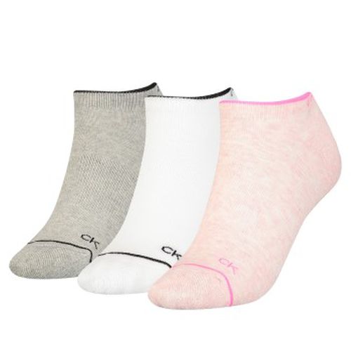 Calvin Klein 3P Women Athleisure Sneaker Socks Rosa/Grau One Size Damen - Calvin Klein Legwear - Modalova