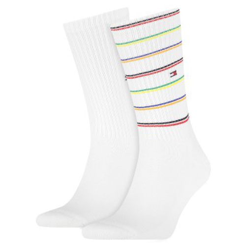 Tommy Hilfiger 2P Men Sport Stripe Socks Weiß Gr 39/42 Herren - Tommy Hilfiger Legwear - Modalova