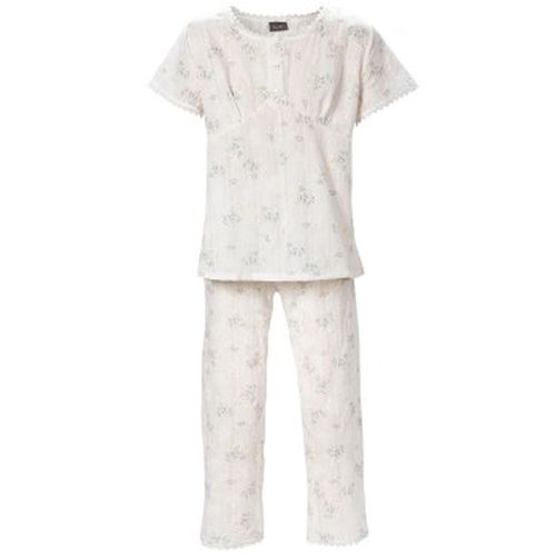 Trofe Romantic Floral Pyjama Weiß Baumwolle Small Damen - Trofé - Modalova