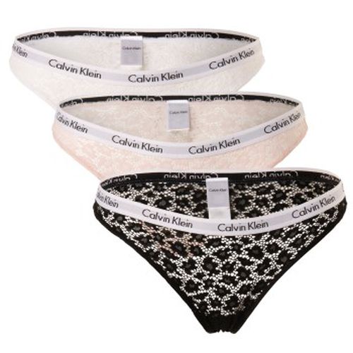 P Carousel Lace Core Brazilian Schwarz/Rosa Polyamid Small Damen - Calvin Klein - Modalova