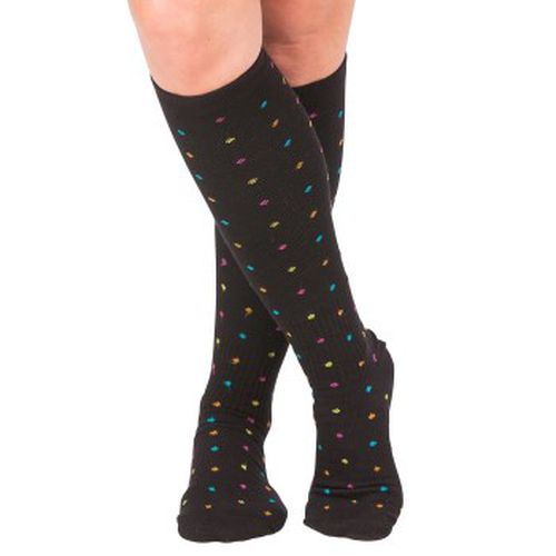 Trofe Printed Support Socks Schwarz Gr 39/42 Damen - Trofé - Modalova