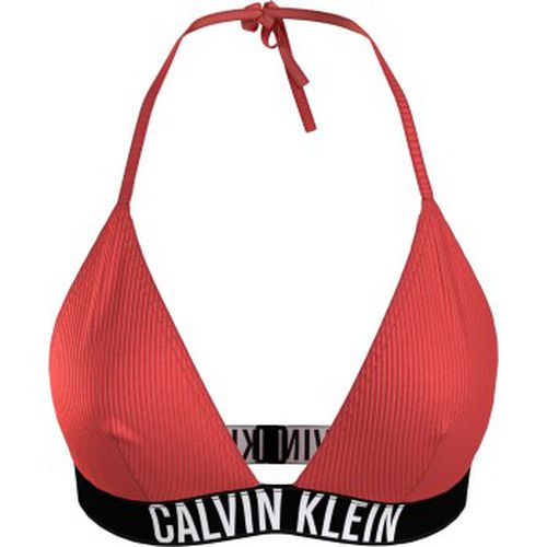 Intense Power Rib Triangle Bikini Bra Korall Polyamid Small Damen - Calvin Klein - Modalova