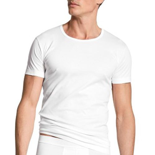 Authentic Cotton Crew Neck T-shirt Weiß Baumwolle Large Herren - Calida - Modalova