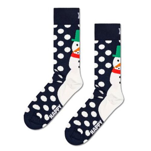 Jumbo Snowman Sock Blau Muster Baumwolle Gr 41/46 - Happy socks - Modalova