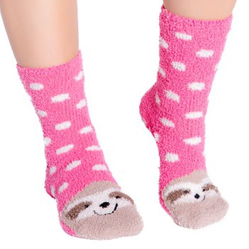 Animal Fun Socks Rosa Muster Polyester One Size - PJ Salvage - Modalova