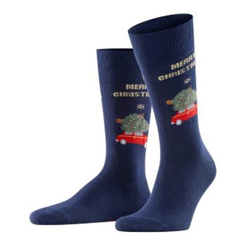 X-mas Car Sock Marine Gr 40/46 Herren - Burlington - Modalova