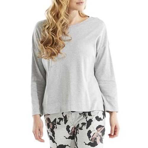 Greymelange Flower Top Grau X-Large Damen - Damella - Modalova