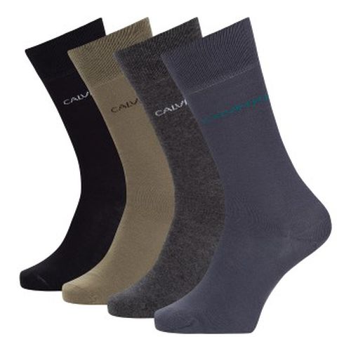 Calvin Klein 4P Palmer Socks Gift Box Schwarz/Blau One Size Herren - Calvin Klein Legwear - Modalova