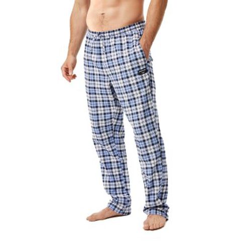 Core Pyjama Pants Hellblau kariert Baumwolle Large Herren - Björn Borg - Modalova