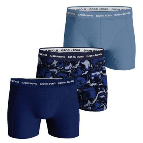 P Cotton Stretch Boxer 1565 Dunkelblau Baumwolle Small Herren - Björn Borg - Modalova