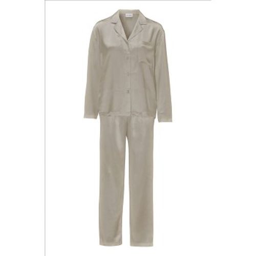 Woven Silk Plain Pyjamas Set Seide Large Damen - Damella - Modalova