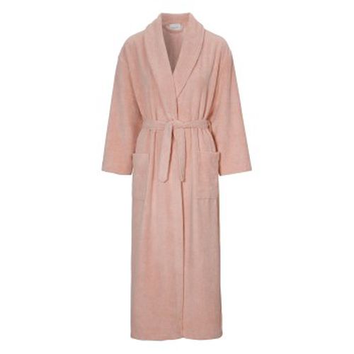 Soft Velour Terry Robe Rosa Medium Damen - Damella - Modalova