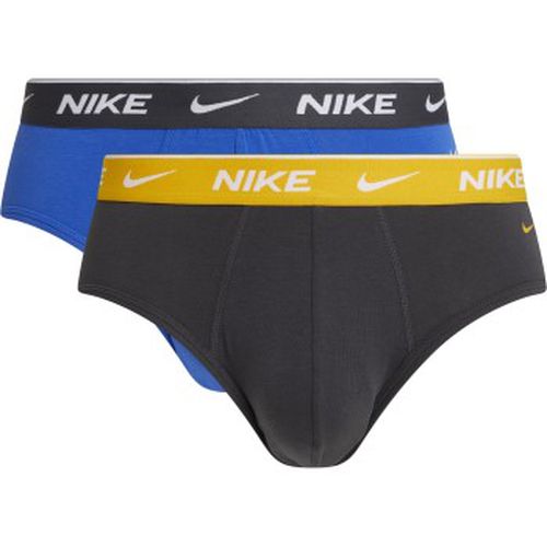 P Everyday Cotton Stretch Brief Grau/Gelb Baumwolle Medium Herren - Nike - Modalova