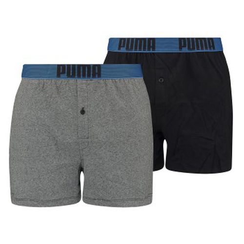P Men Loose Fit Jersey Boxer Marine/Grau Baumwolle Medium Herren - Puma - Modalova