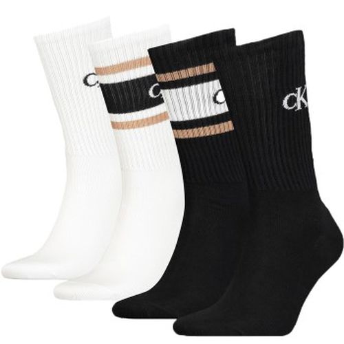 Calvin Klein 4P Sport Logo Socks Gift Box Schwarz/Weiß One Size Herren - Calvin Klein Legwear - Modalova
