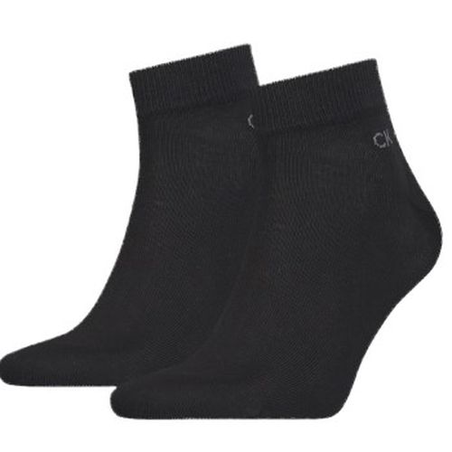 Calvin Klein 2P Quarter Socks Schwarz Gr 39/42 Herren - Calvin Klein Legwear - Modalova