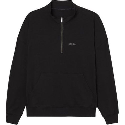 Modern Cotton Lounge Q Zip Sweatshirt Schwarz Small Herren - Calvin Klein - Modalova