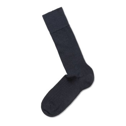 P Premium Mercerized Wool Rib Socks Dunkelblau One Size Herren - Panos Emporio - Modalova