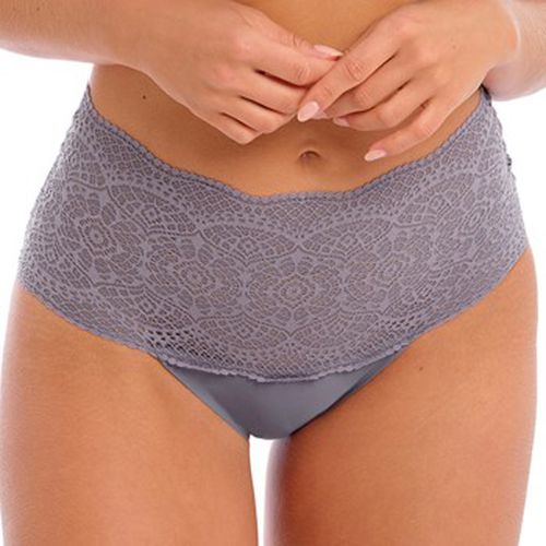 Lace Ease Invisible Stretch Full Brief Stahlgrau Polyamid One Size Damen - Fantasie - Modalova