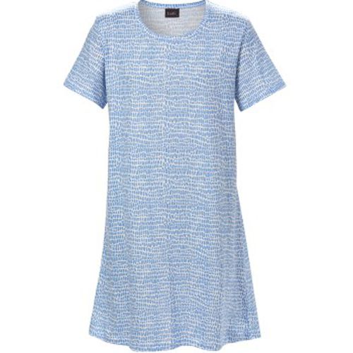 Trofe Croco Big T-Shirt Dress Blau Muster Baumwolle Small Damen - Trofé - Modalova