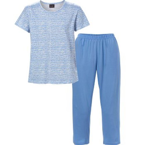 Trofe Croco Pyjama Blau Muster Baumwolle Small Damen - Trofé - Modalova