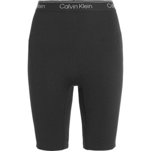 Sport Ribbed Knit Shorts Schwarz Polyester Small Damen - Calvin Klein - Modalova