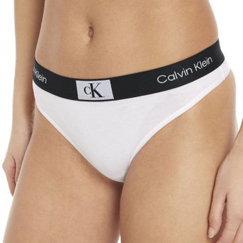 CK96 Cotton Thong Weiß Baumwolle Small Damen - Calvin Klein - Modalova