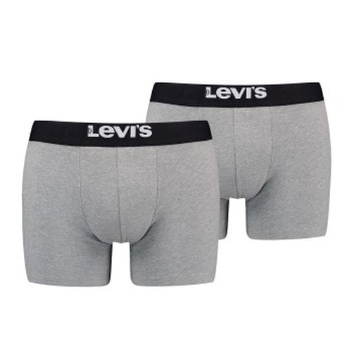 P Men Solid Basic Boxer Brief Grau Baumwolle Large Herren - Levis - Modalova