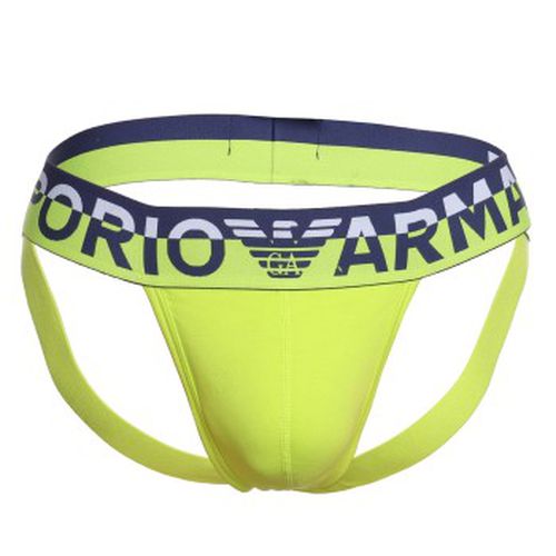 Armani Cotton Jockstrap 2P Baumwolle Small Herren - Emporio Armani - Modalova