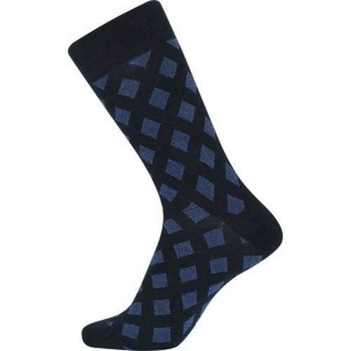 Patterned Cotton Socks Blaukaro Gr 40/47 Herren - JBS - Modalova
