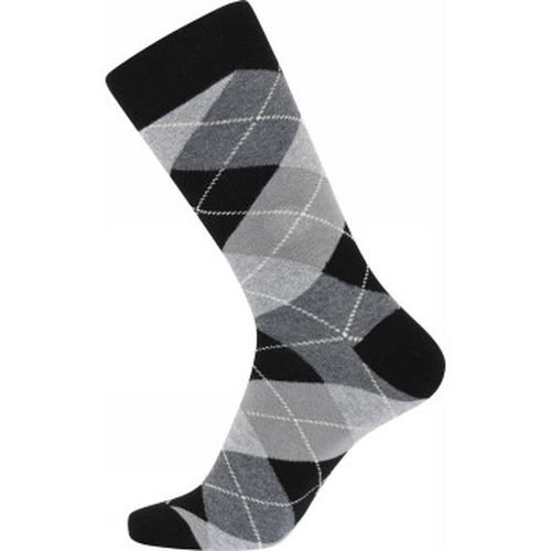 Patterned Cotton Socks Grau/Dunkelgrau Gr 40/47 Herren - JBS - Modalova