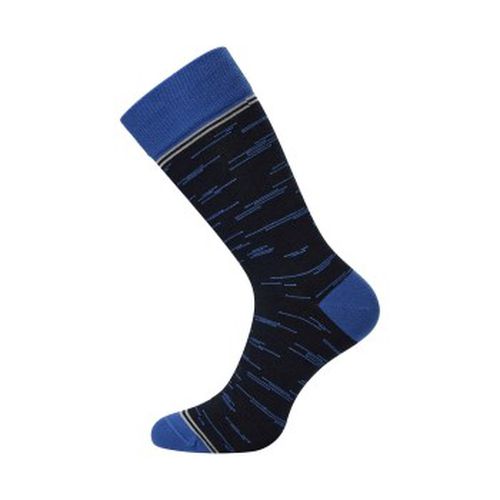 Patterned Cotton Socks Marine/Blau Gr 40/47 Herren - JBS - Modalova