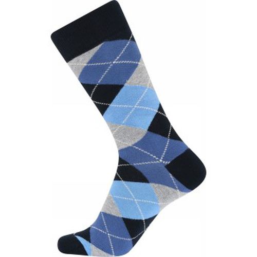 Patterned Cotton Socks Blau/Grau Gr 40/47 Herren - JBS - Modalova