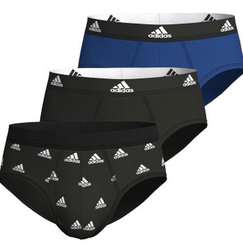 P Active Flex Cotton Brief Schwarz/Blau Baumwolle Medium Herren - adidas - Modalova