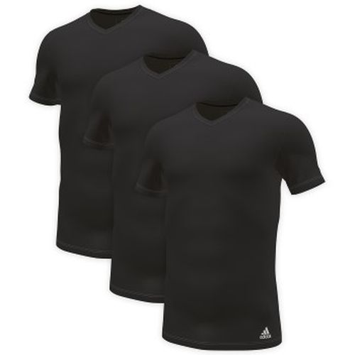 P Active Flex Cotton V-Neck T-Shirt Schwarz Baumwolle Small Herren - adidas - Modalova