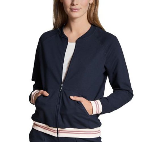 Favourites Lounge Zip-up Jacket Marine Baumwolle Medium Damen - Calida - Modalova