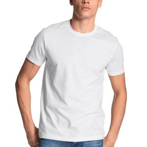 P Natural Benefit Crew Neck Weiß Baumwolle Small Herren - Calida - Modalova