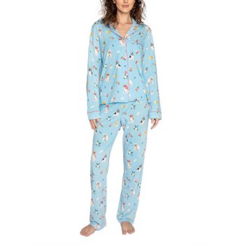 Playful Prints Pyjama Hellblau Must Large Damen - PJ Salvage - Modalova
