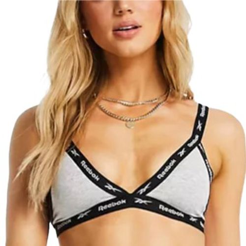 BH Dotty Triangle Bra Grau Baumwolle Small Damen - Reebok - Modalova