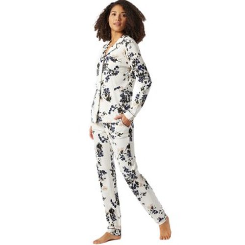 Contemporary Nightwear Interlock Pyjama Schwarz/Weiß 38 Damen - Schiesser - Modalova