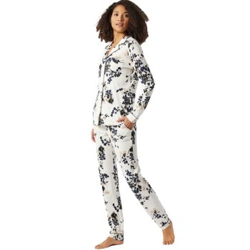 Contemporary Nightwear Interlock Pyjama Schwarz/Weiß 40 Damen - Schiesser - Modalova